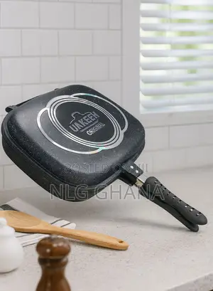 4.7l Granite Double Fry Pan, 36cm / 14.2 in - Non-Stick. Ghx7260