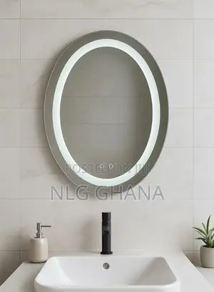 60cm/23.6inch Led Oval Bathroom Mirror, Frameless. Ghx7248