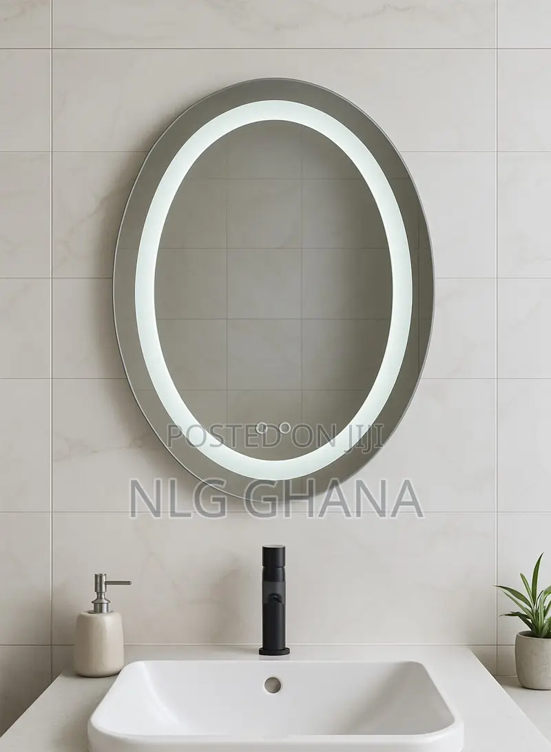 60cm/23.6inch Led Oval Bathroom Mirror, Frameless. Ghx7248
