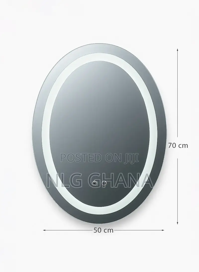 60cm/23.6inch Led Oval Bathroom Mirror, Frameless. Ghx7248