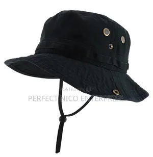 Jungle Hat – Outdoor Sun Hat With Strap for Hiking, Camping Safari