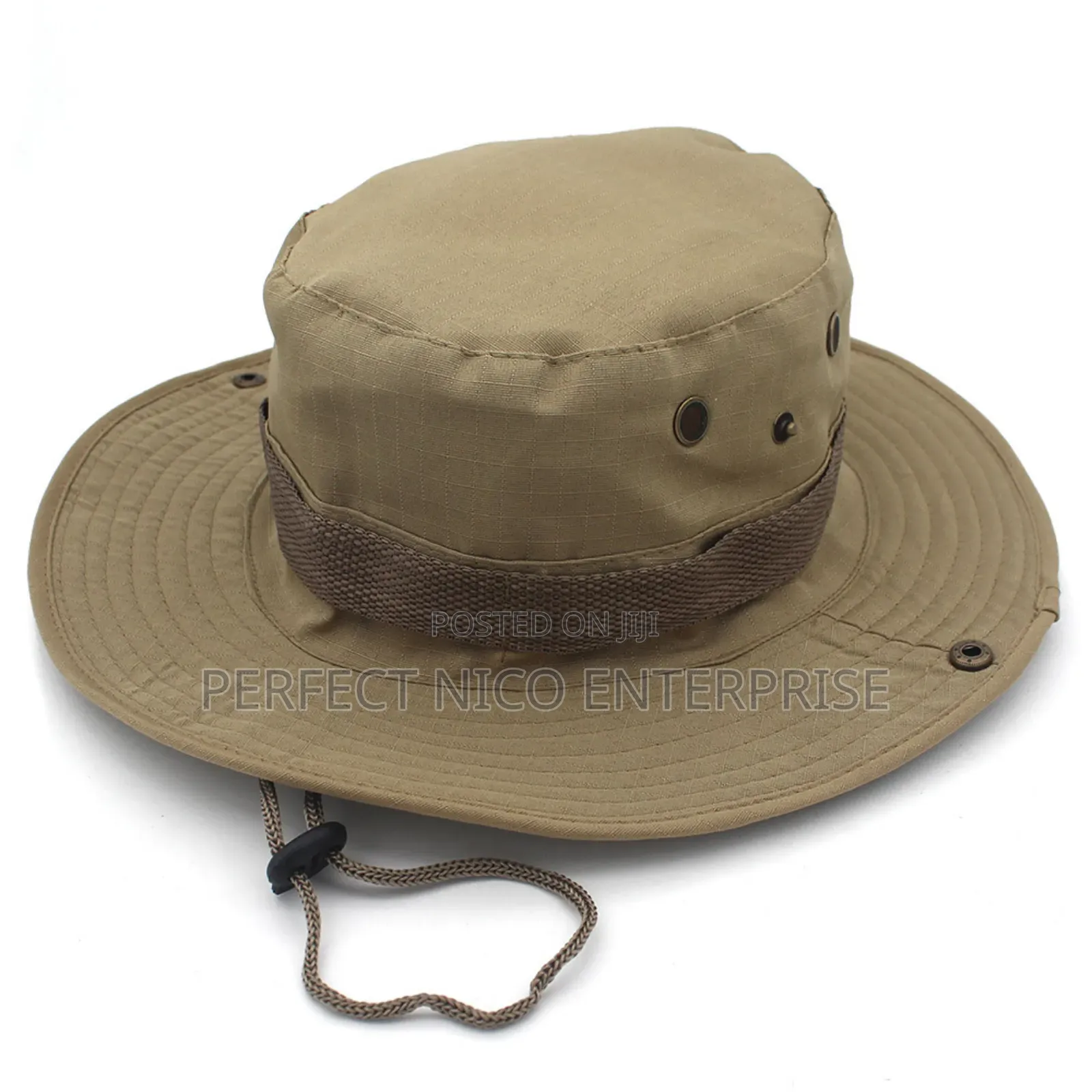Jungle Hat – Outdoor Sun Hat With Strap for Hiking, Camping Safari