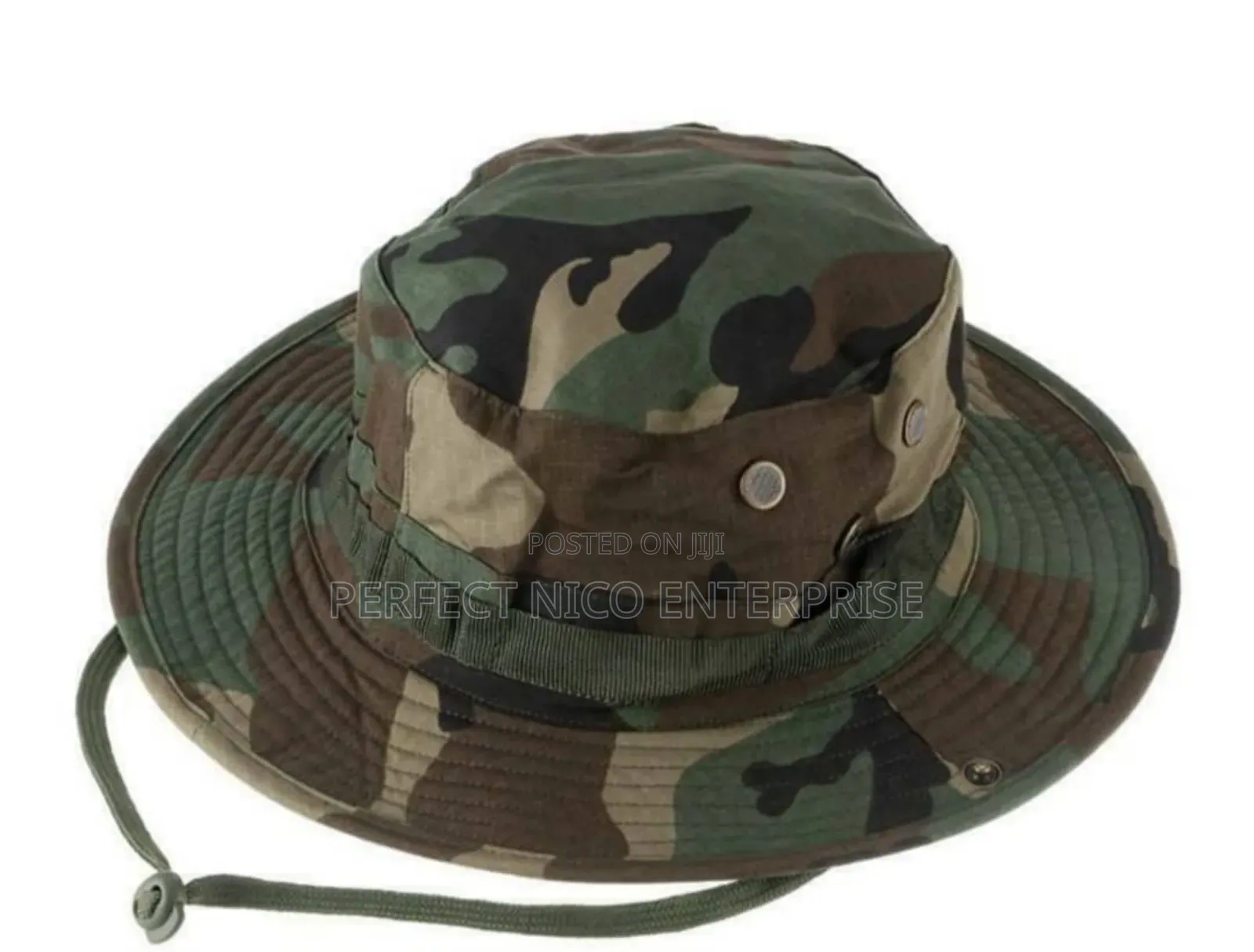 Jungle Hat – Outdoor Sun Hat With Strap for Hiking, Camping Safari
