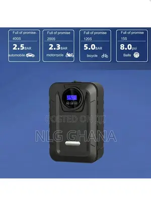 Portable Car Air Compressor Pump - 150 Psi Tire Inflator. Ghx7381