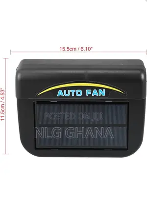 Solar Powered Car Exhaust Fan - Auto Ventilation Cooling Fan. Ghx7376