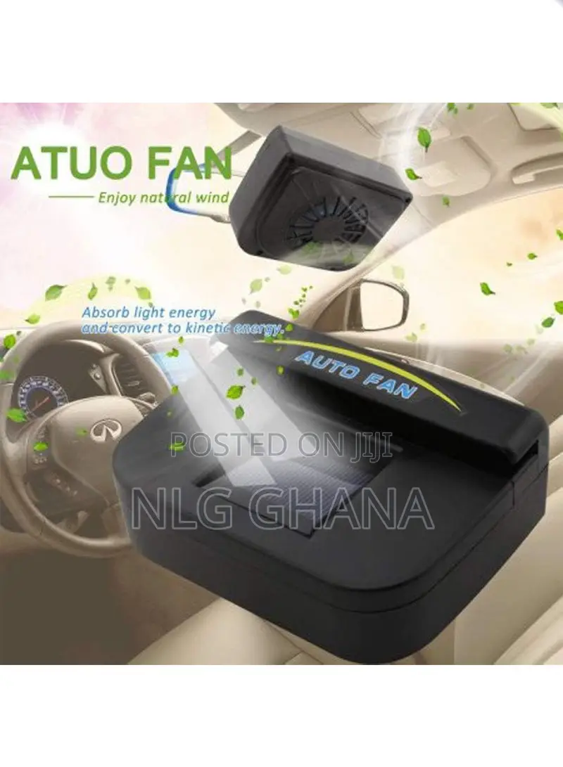 Solar Powered Car Exhaust Fan - Auto Ventilation Cooling Fan. Ghx7376
