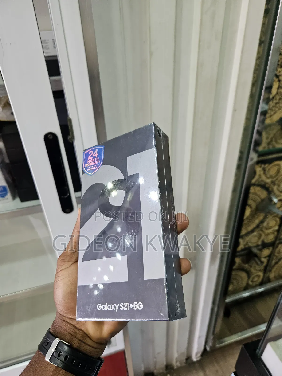 New Samsung Galaxy S21+ 5G 128 GB Black