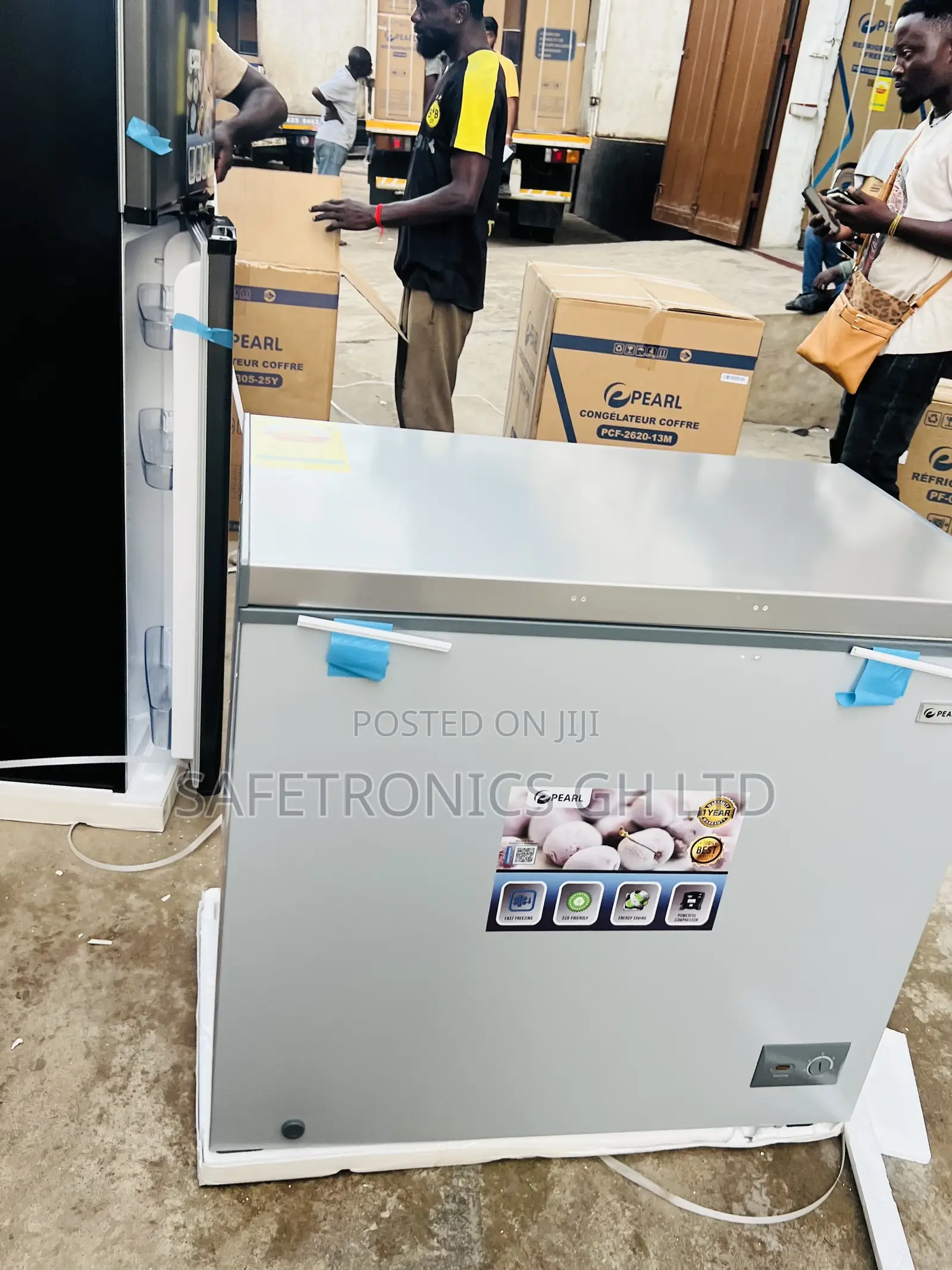 Most Quality Pearl 200l Grey PCF-2530-1a Singledoor Chestfreezer