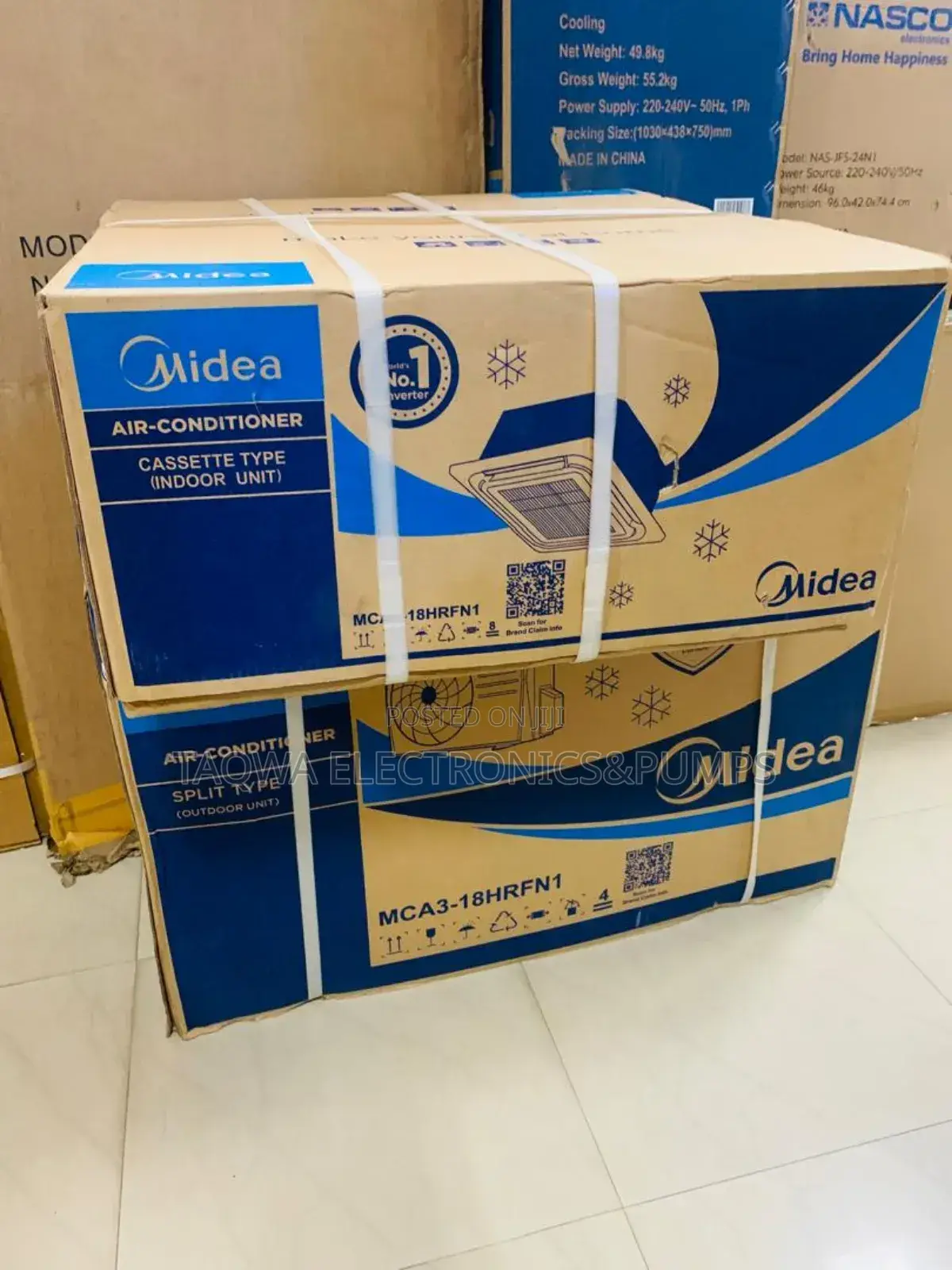 Midea 2.0hp Inverter Cassette Air Conditioner