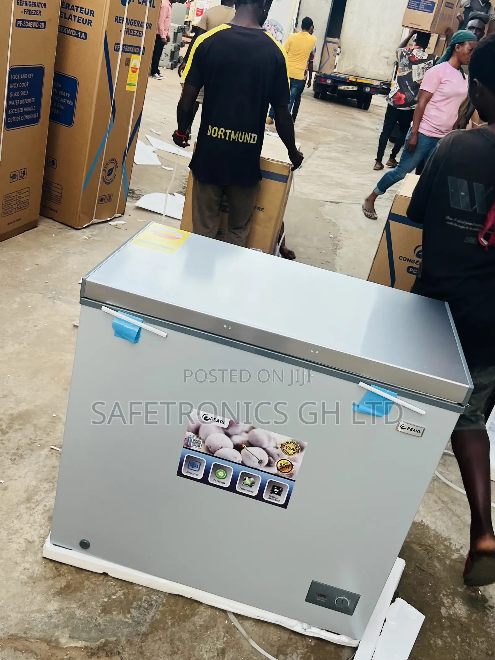High Quality Singledoor Pearl PCF-2530-1a Grey 200l Freezer