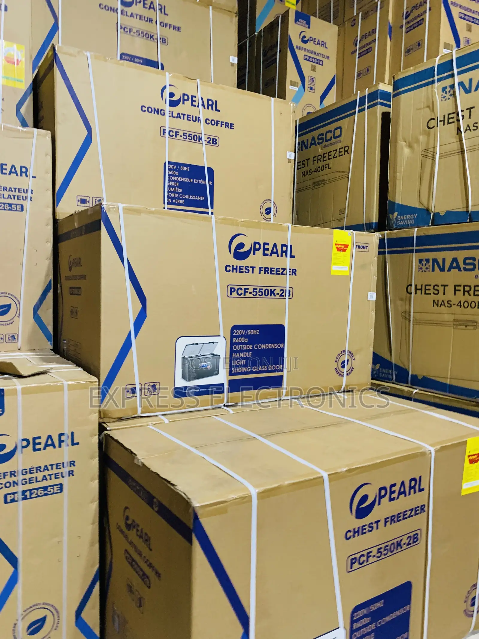 Long Lasting Effects PCF--2b—400ltrs Pearl Chest Freezer