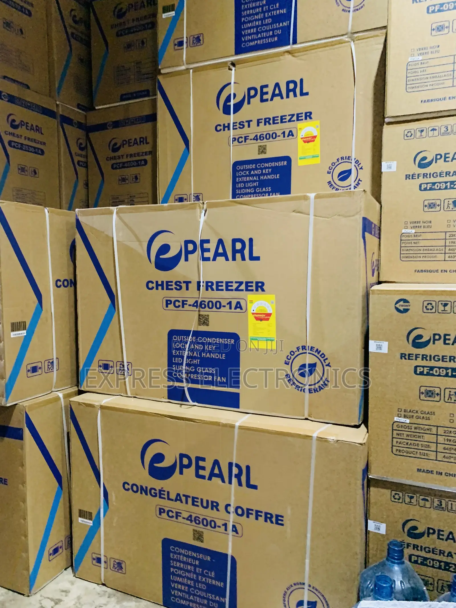 Available Now at Store PCF-4600-1a 380ltrs —Pearl Chest Freezer