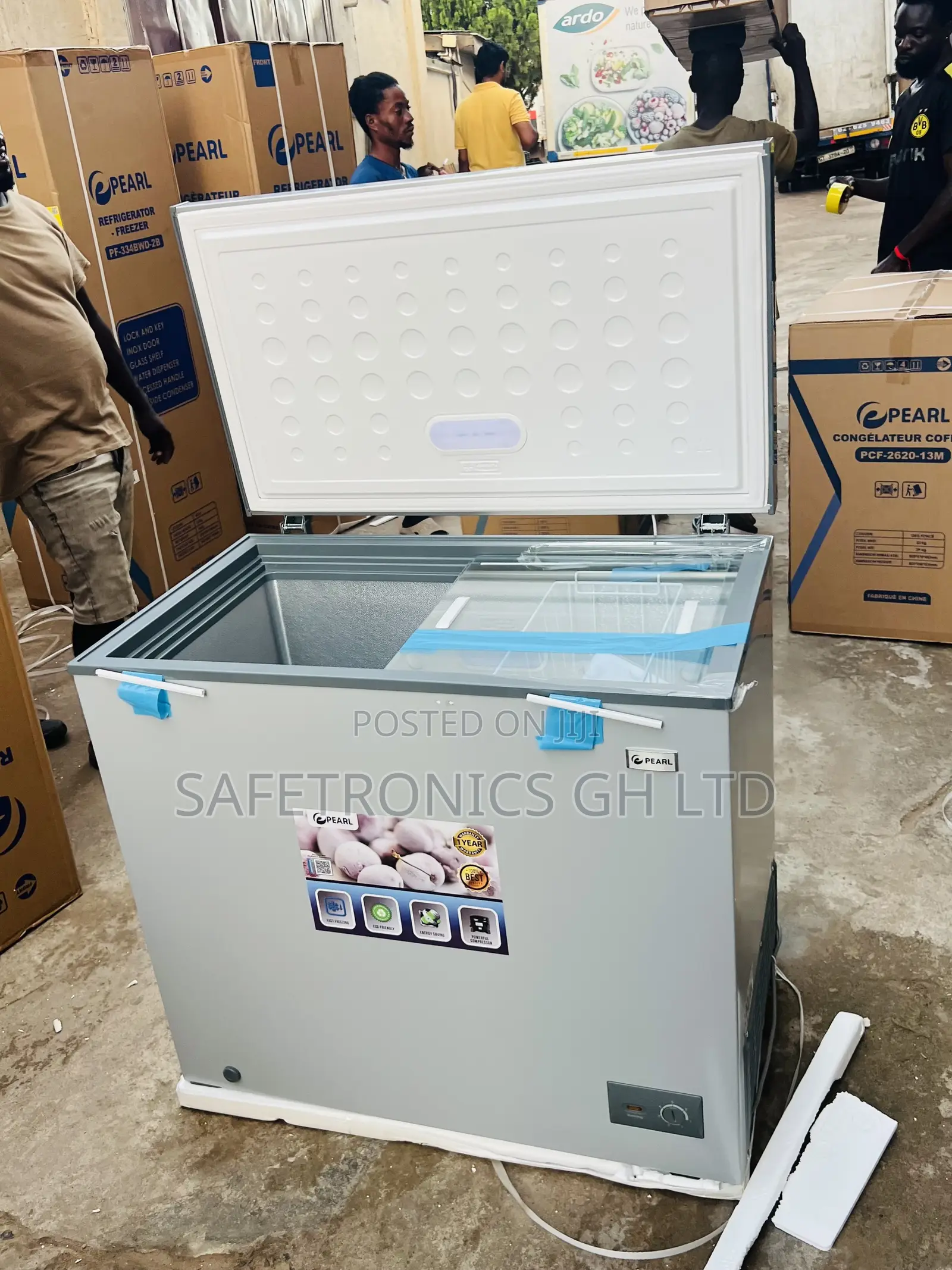 Efficiency Pearl 200l Grey Singledoor PCF-2530-1a Freezer