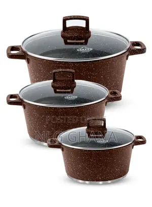 Granite Cookware Set - Nonstick Die-Cast Aluminum Casserole. Ghx7411