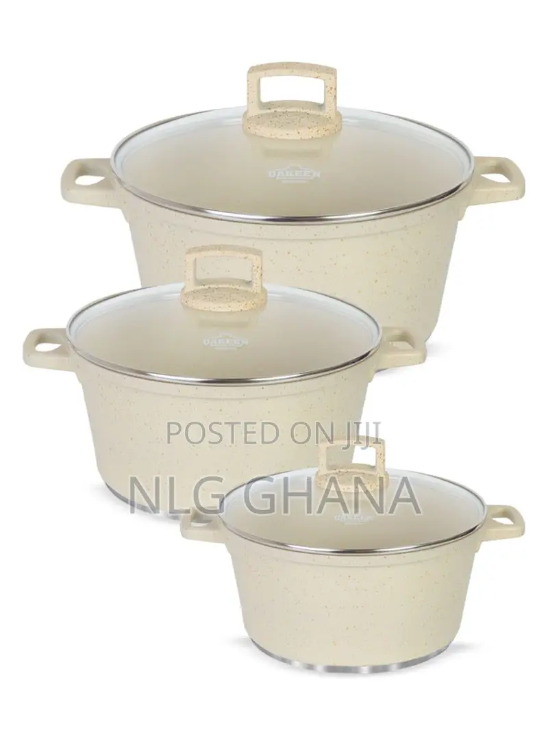 Granite Cookware Set - Nonstick Die-Cast Aluminum Casserole. Ghx7411