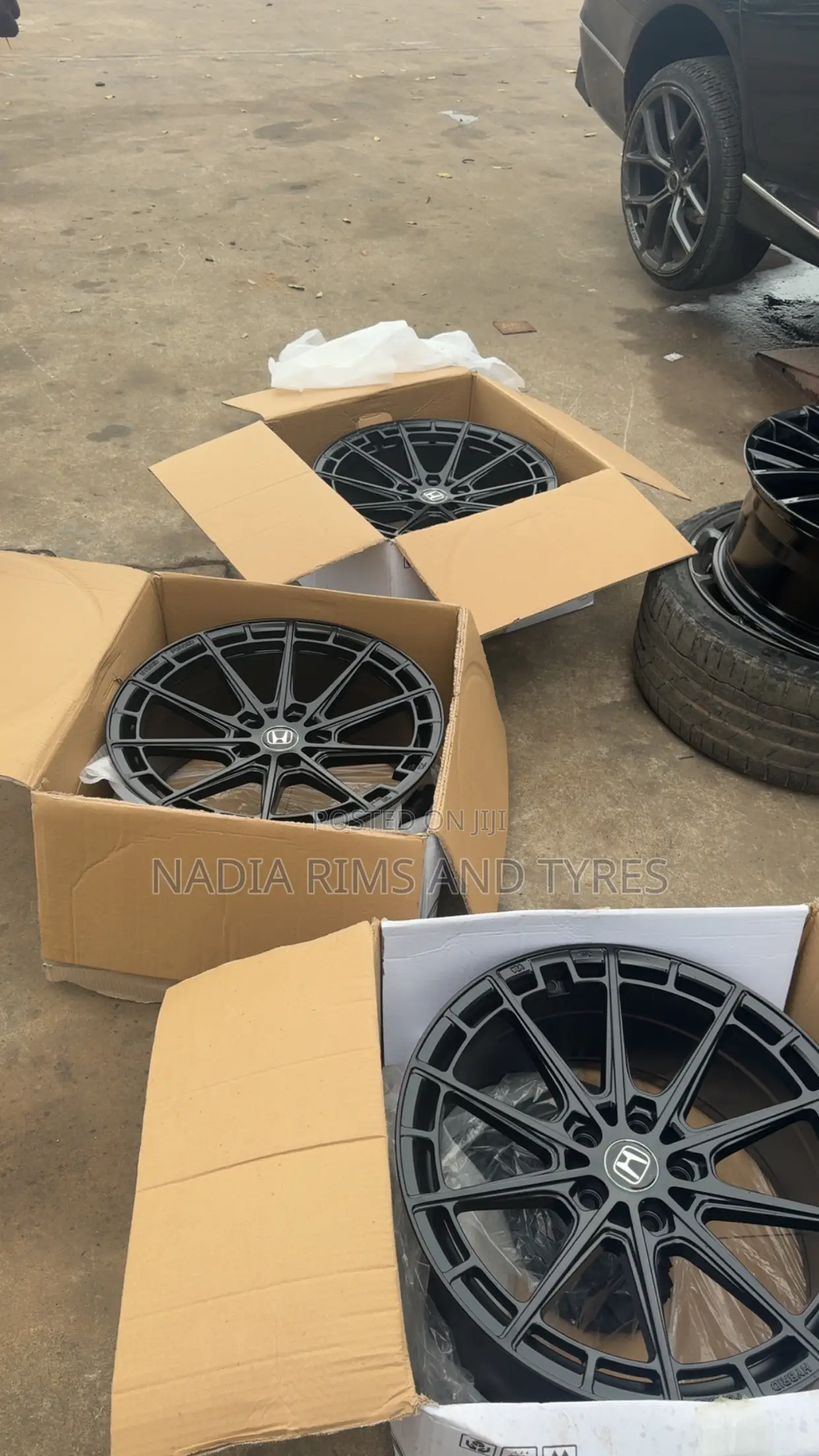 Honda Accord Black Rims Matt Black