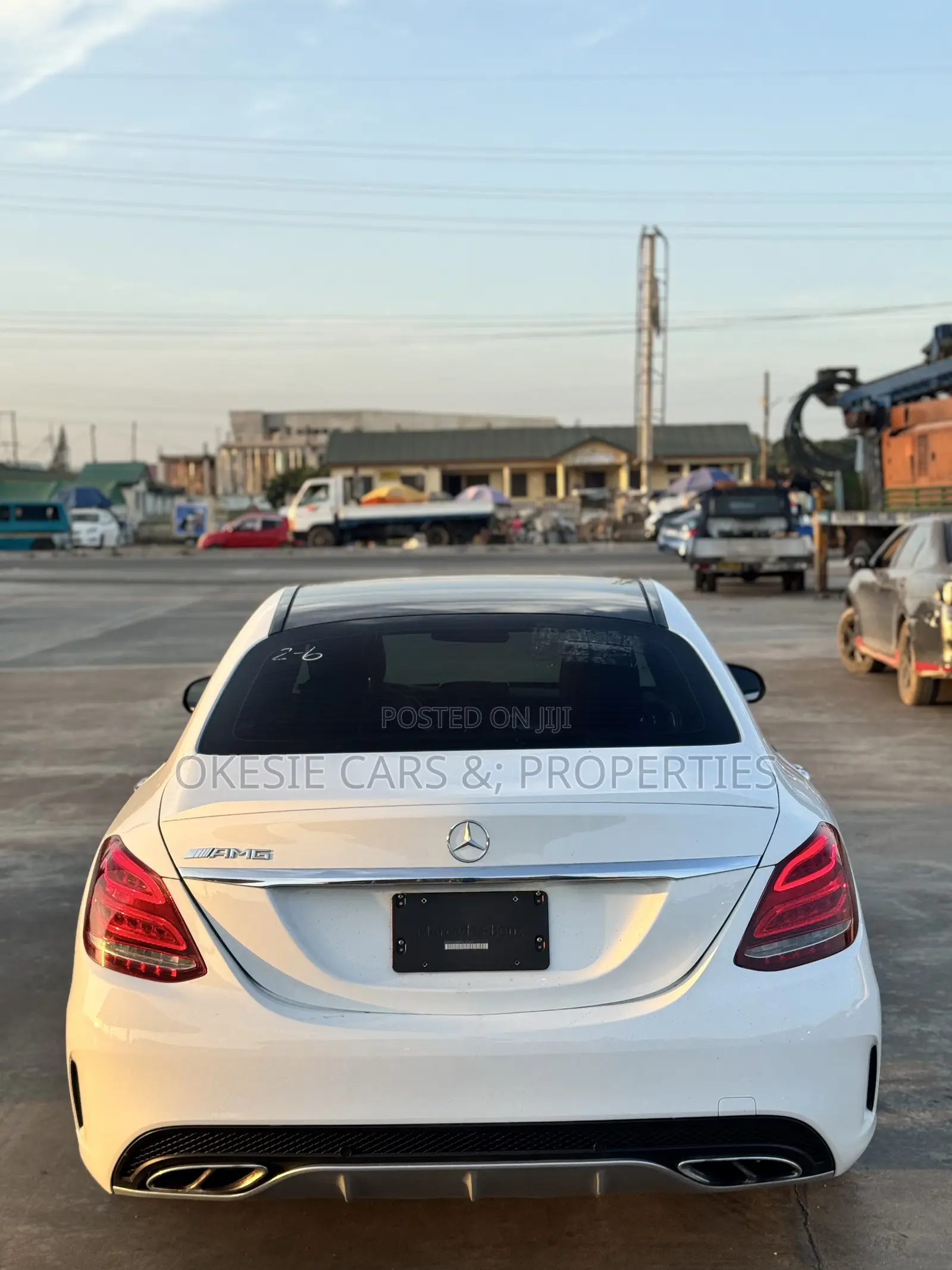 Mercedes-Benz C43 4Matic Sedan AWD (3.0L V6 9AM) 2017 White