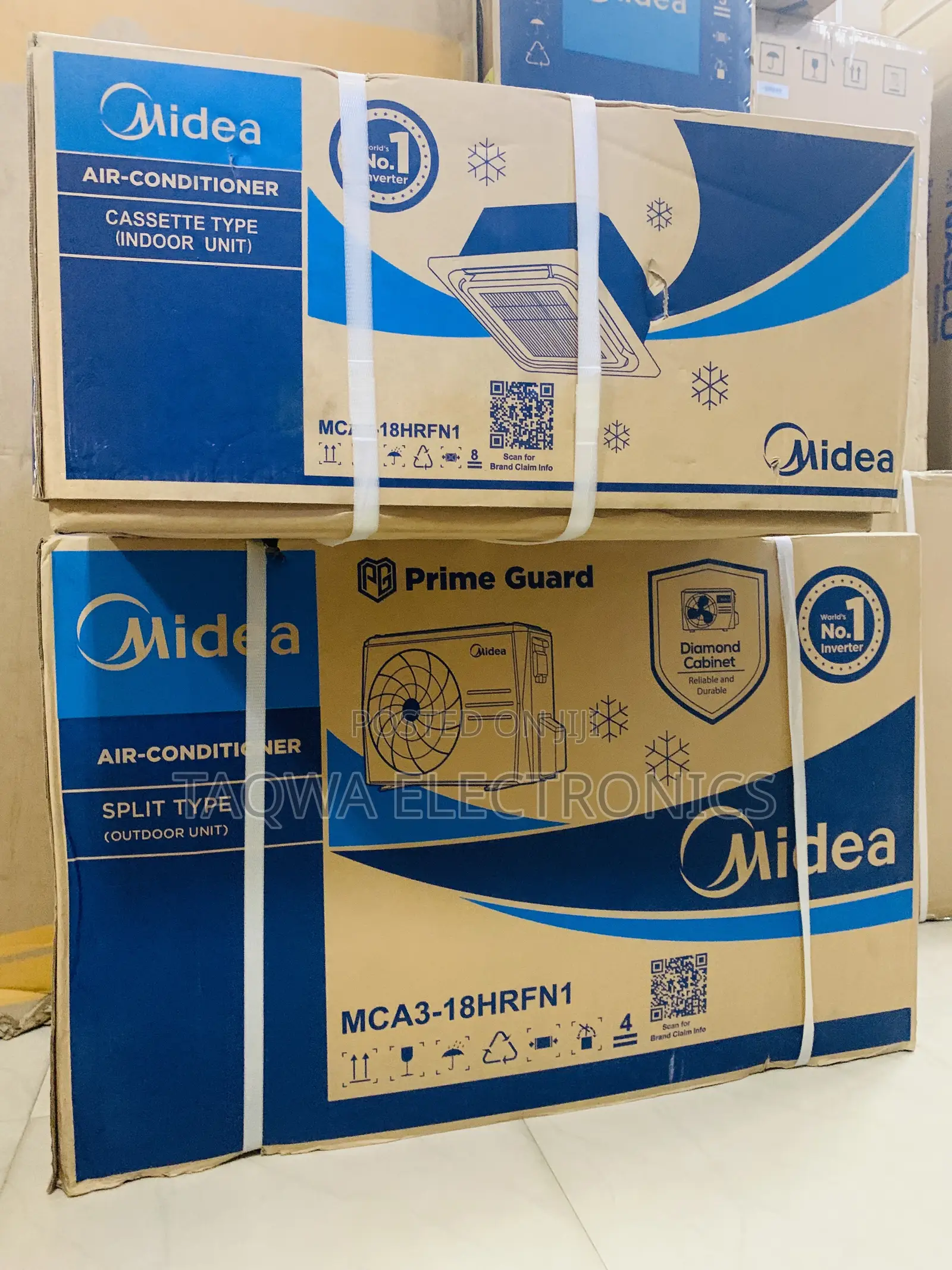 Cassette Inverter 2.0hp Midea Air Conditioner