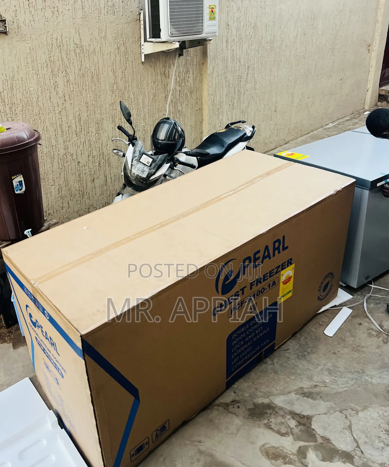 Original Pearl Pcf—9100-1a Double Door Electric Chest Freezer 