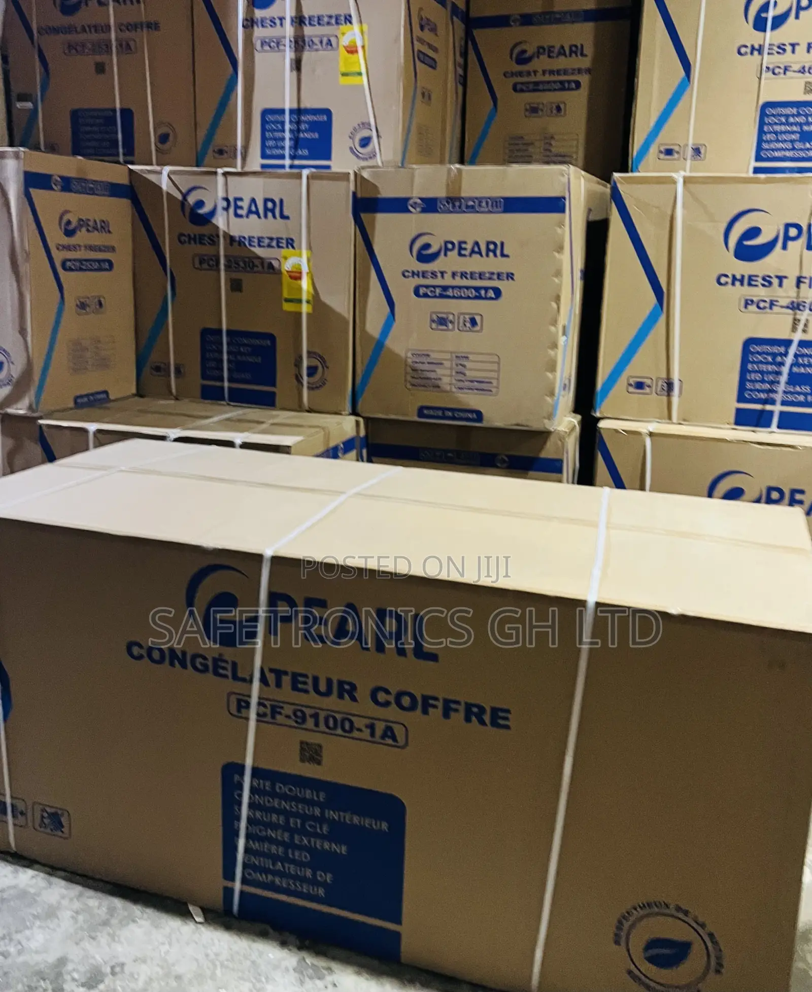 Perfect Sealed Pearl Grey PCF-9100-1a Doubledoor 708l Freezer