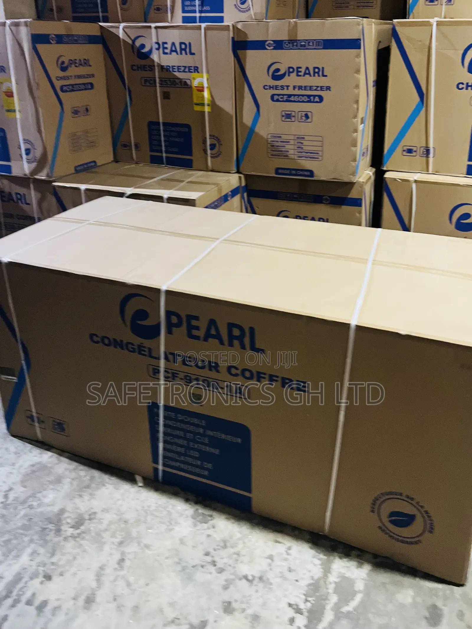 High Efficiency 708l Pearl PCF-9100-1a Doubledoor Grey Freezer