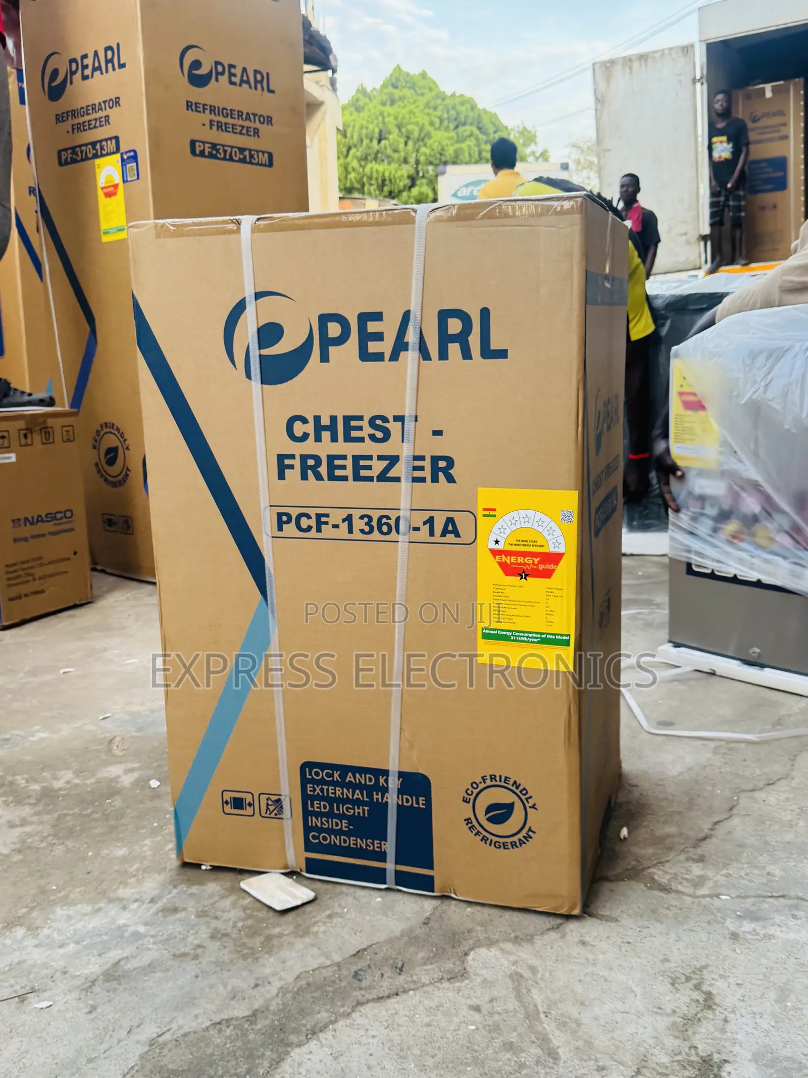 Long Lasting Effects PCF-1360-1a—98ltrs Pearl Chest Freezer