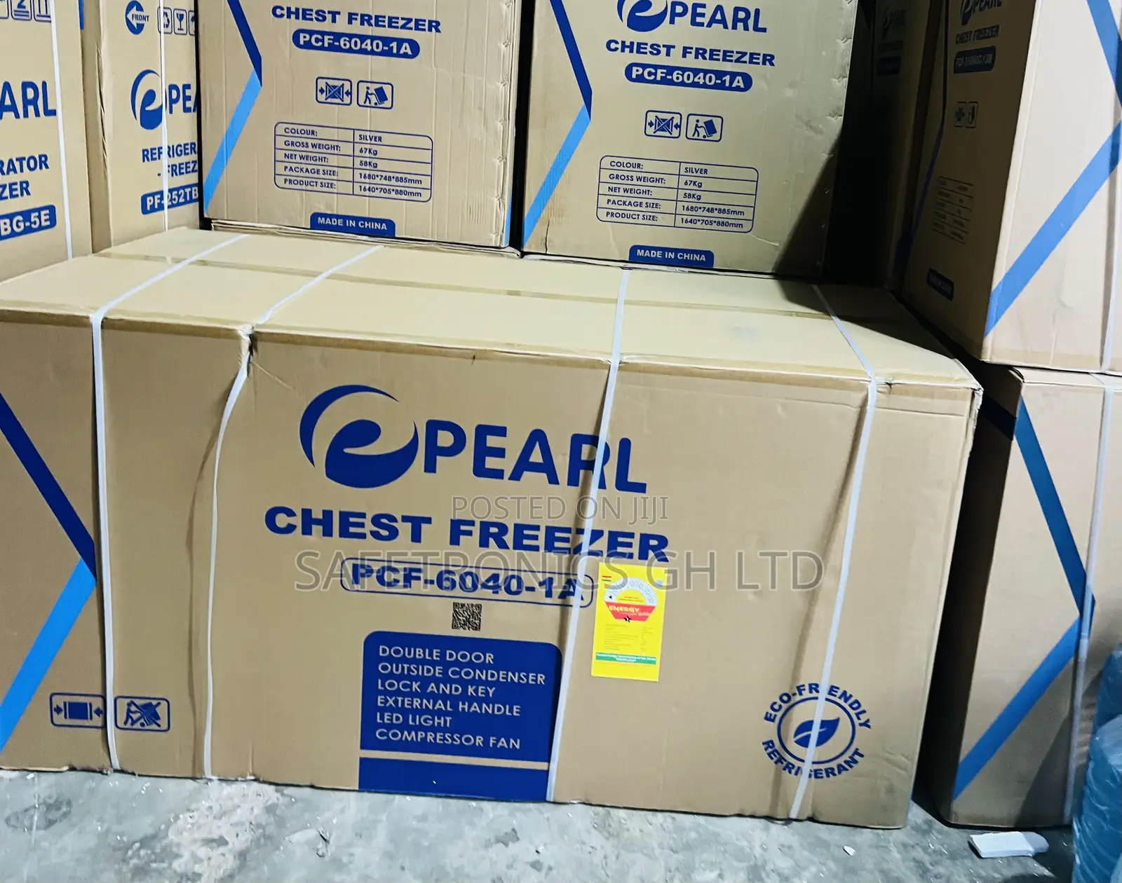 Shop Original 508l (Gray) Pearl Doubledoor PCF-6040-1a Freezer