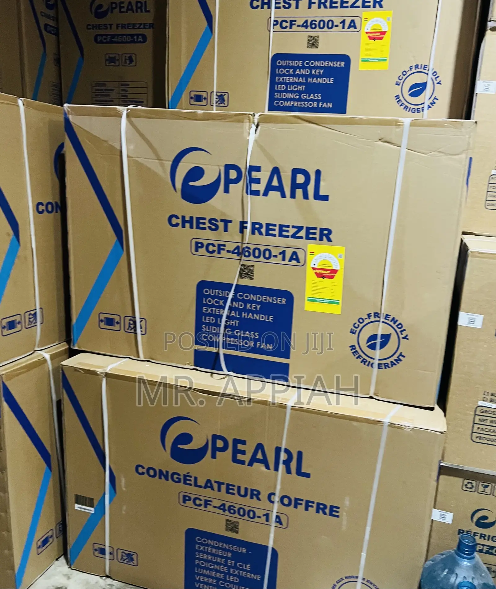 High Quality Pearl PCF-4600-1a 380ltrs Single Door Chest Freezer.