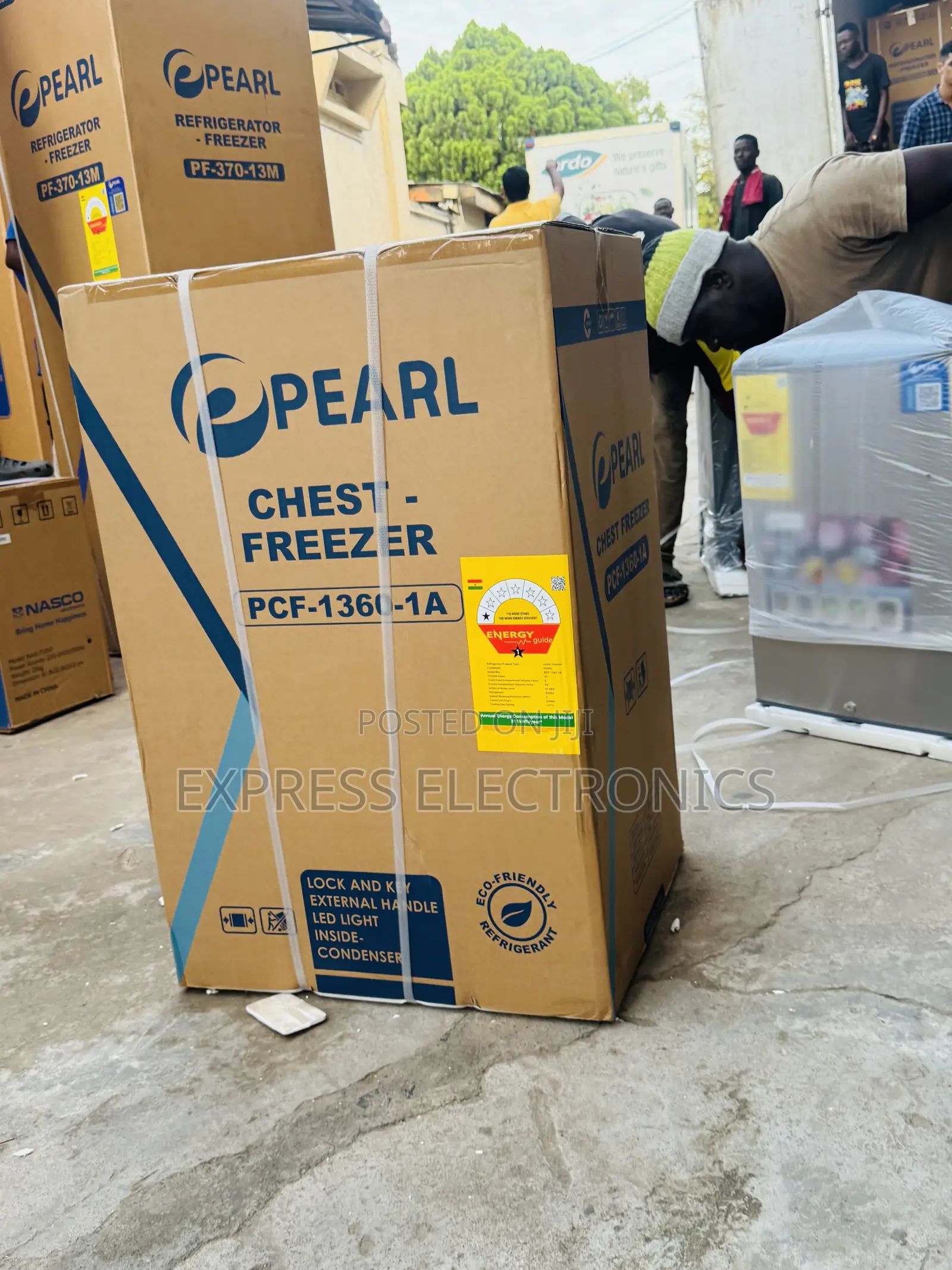 Stainless Steel PCF-1360-1a—98ltrs Pearl Chest Freezer