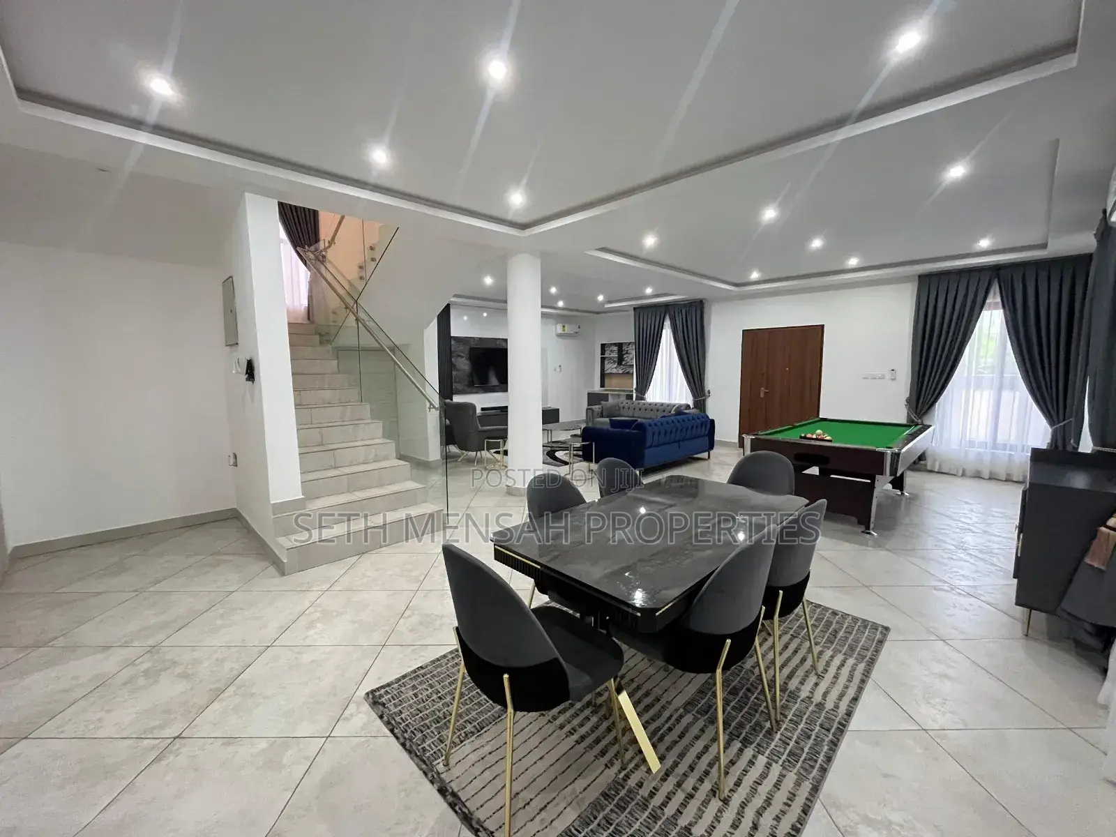 Furnished 4bdrm House in A&C Mall Area for rent