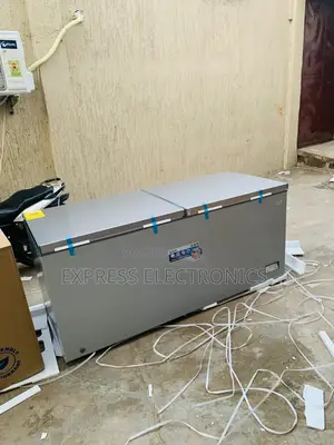 Pcf—9100-1a Pearl Double Door Chest Freezer Grey —— 