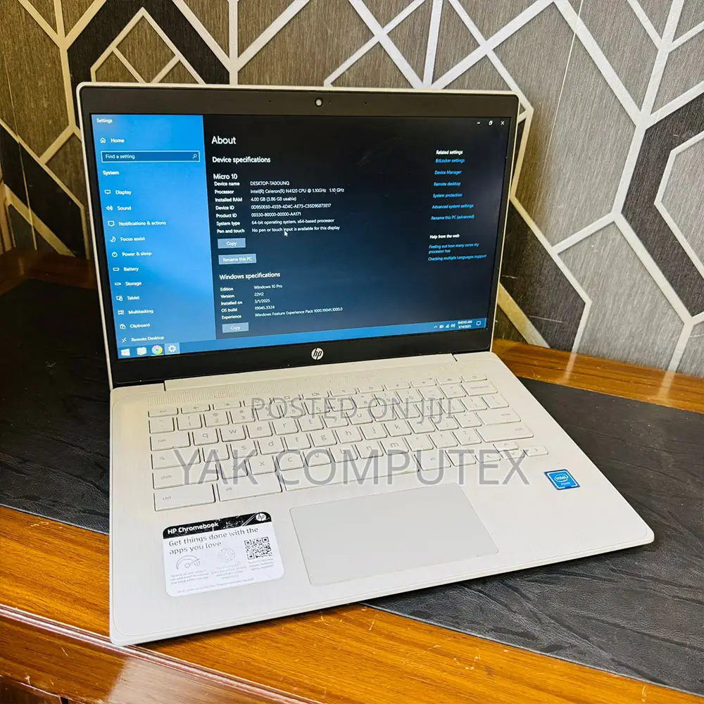New Laptop HP 4GB Intel Celeron SSD 60GB