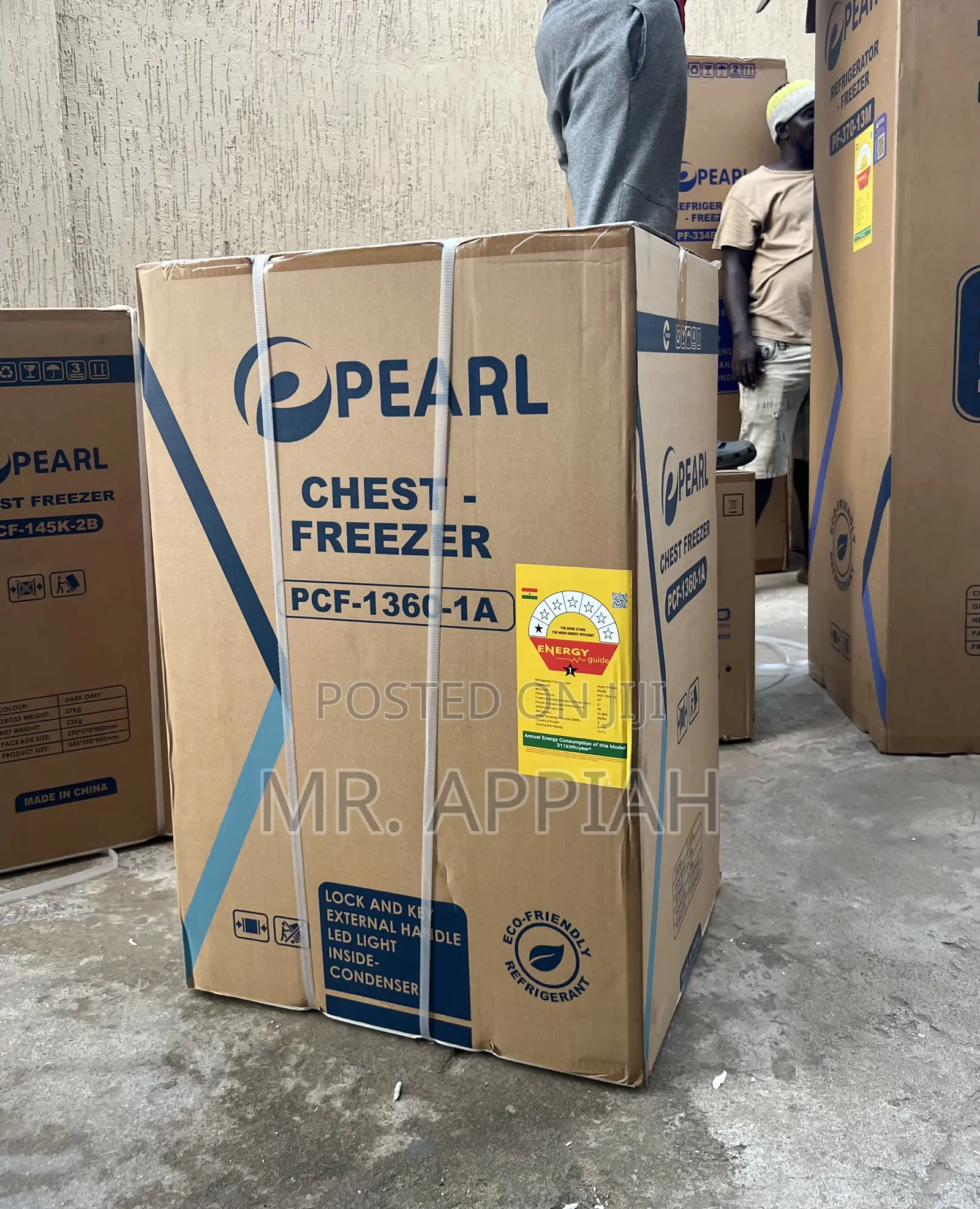 Quality Pearl PCF-1360-1a 98liters Single Door Electric Freezer.