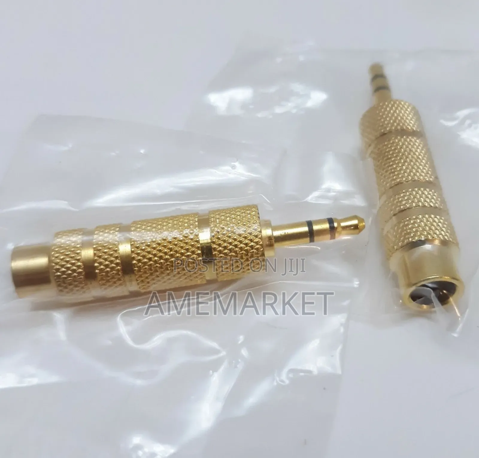 3.5mm Male to 6.35mm Female Adapter Jack Plug Audio Stereo Connector