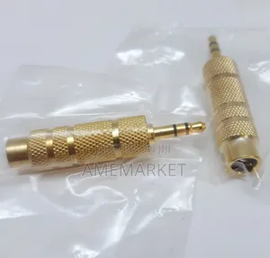 3.5mm Male to 6.35mm Female Adapter Jack Plug Audio Stereo Connector