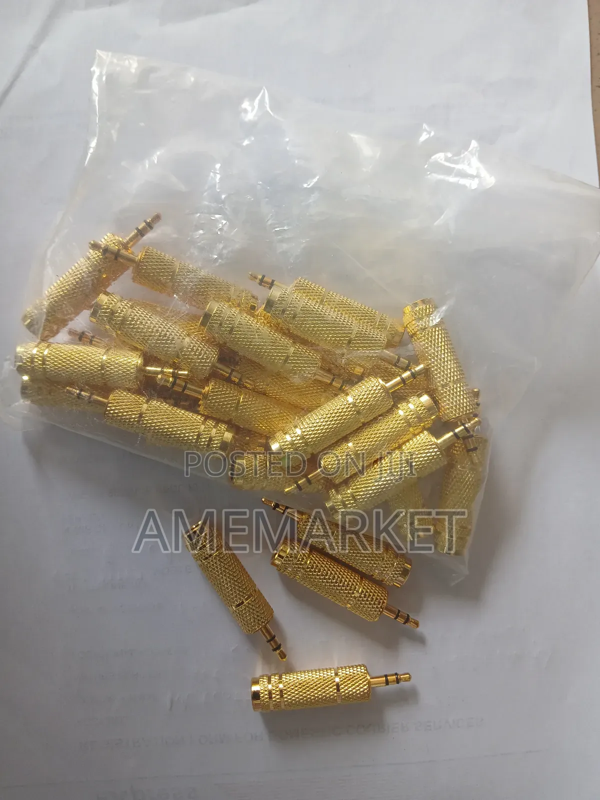 3.5mm Male to 6.35mm Female Adapter Jack Plug Audio Stereo Connector