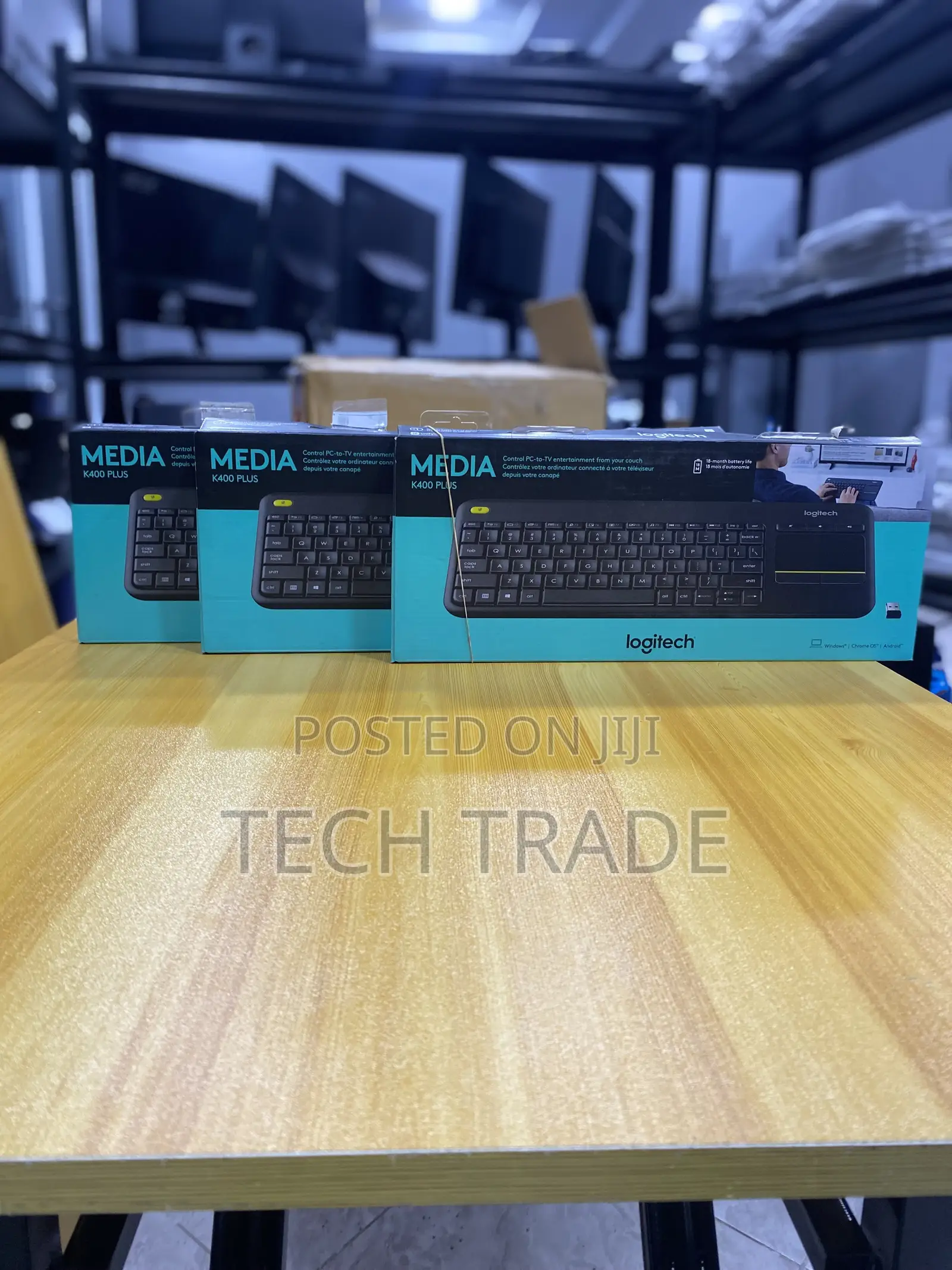 (Usa) Original Logitech Plus Keyboard With Trackpad