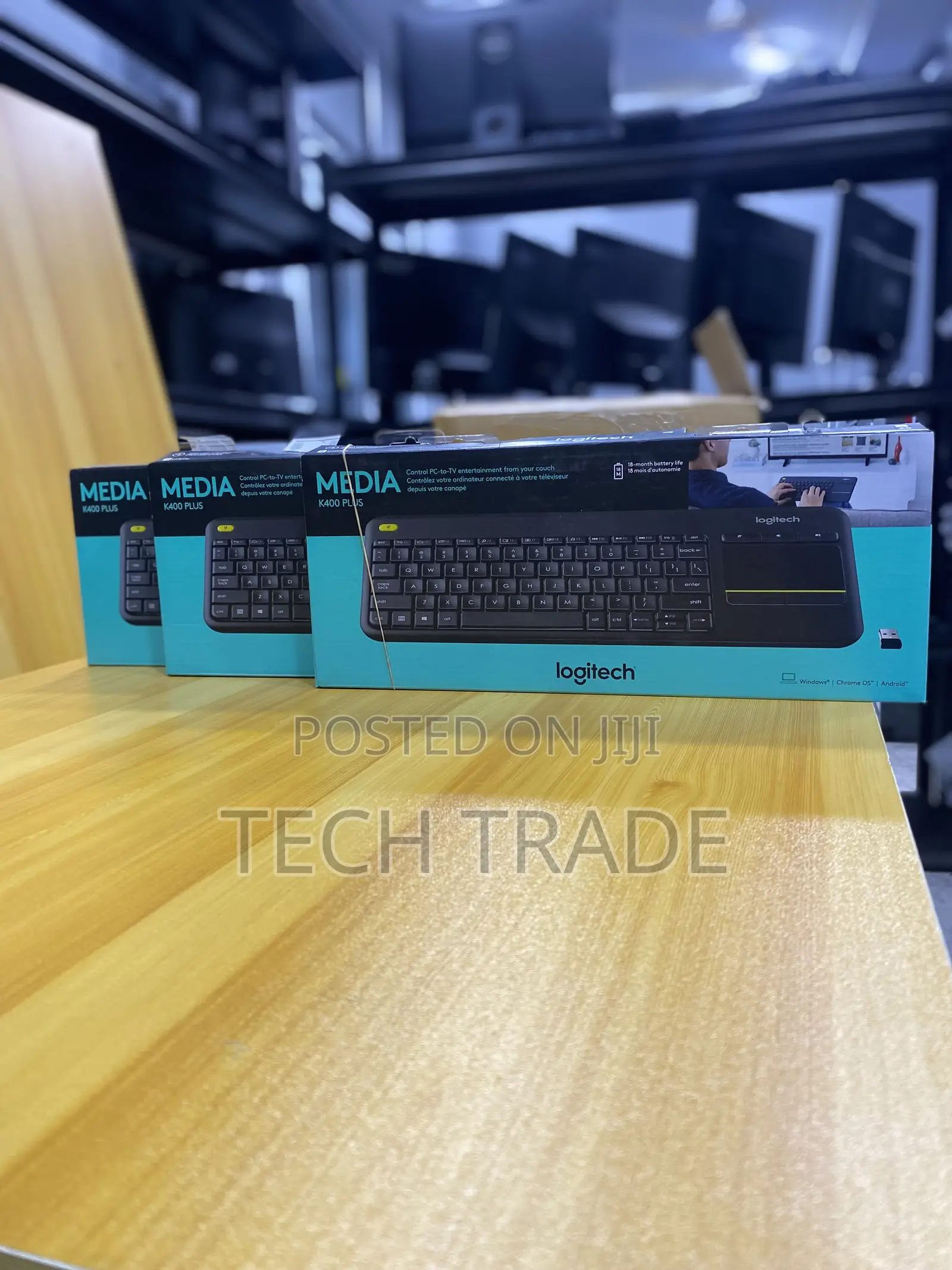 (Usa) Original Logitech Plus Keyboard With Trackpad