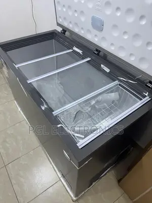 Nasco 392 LTRS Chest Freezer Nas-420s-Sk | Sliding Glass Door Inside