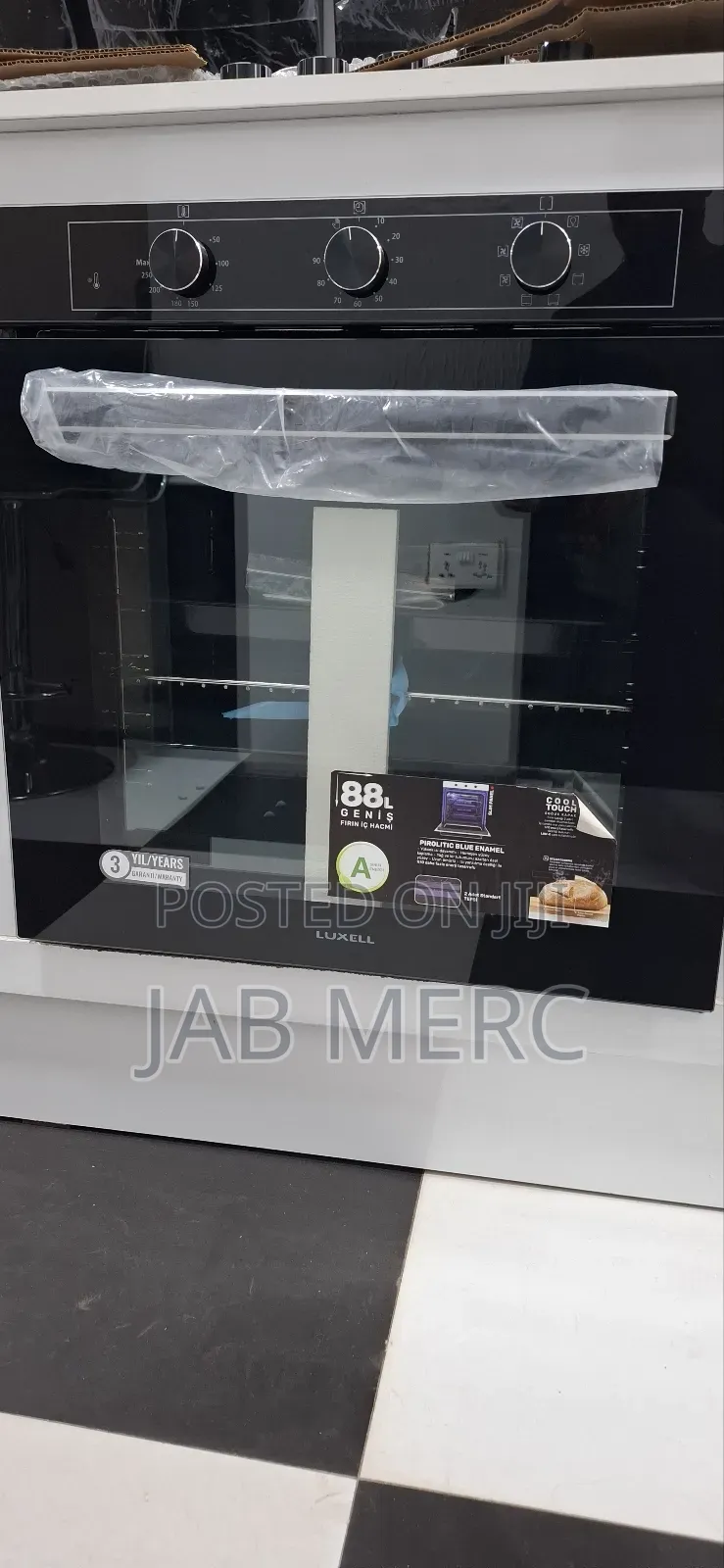 Discount Electric Oven 88l Built in 60cm Big Inside Fan Assisted New