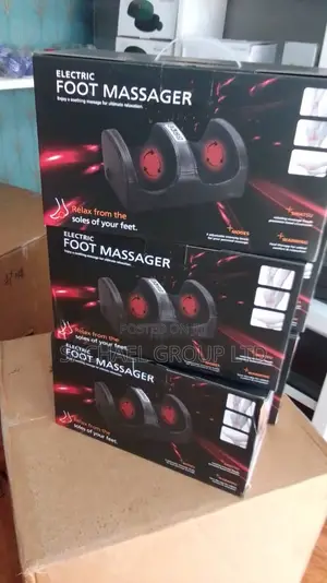 Black Electronic Foot Massager
