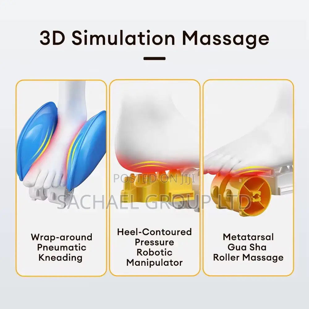 Black Electronic Foot Massager
