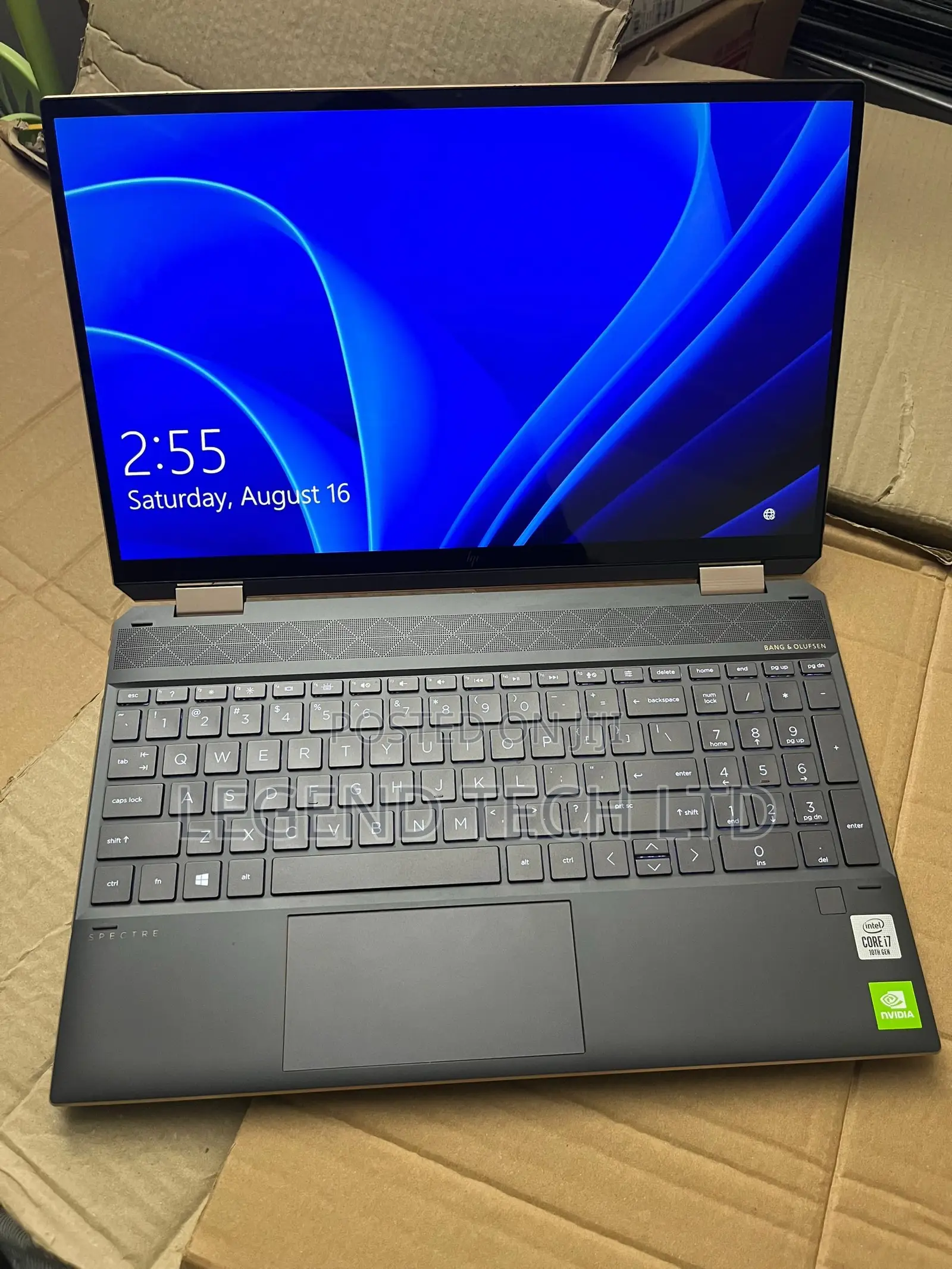 Laptop HP Spectre 16GB Intel Core I7 SSD 512GB