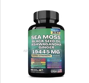 Sea Moss Blackseed Oil Ashwagandha Ginger