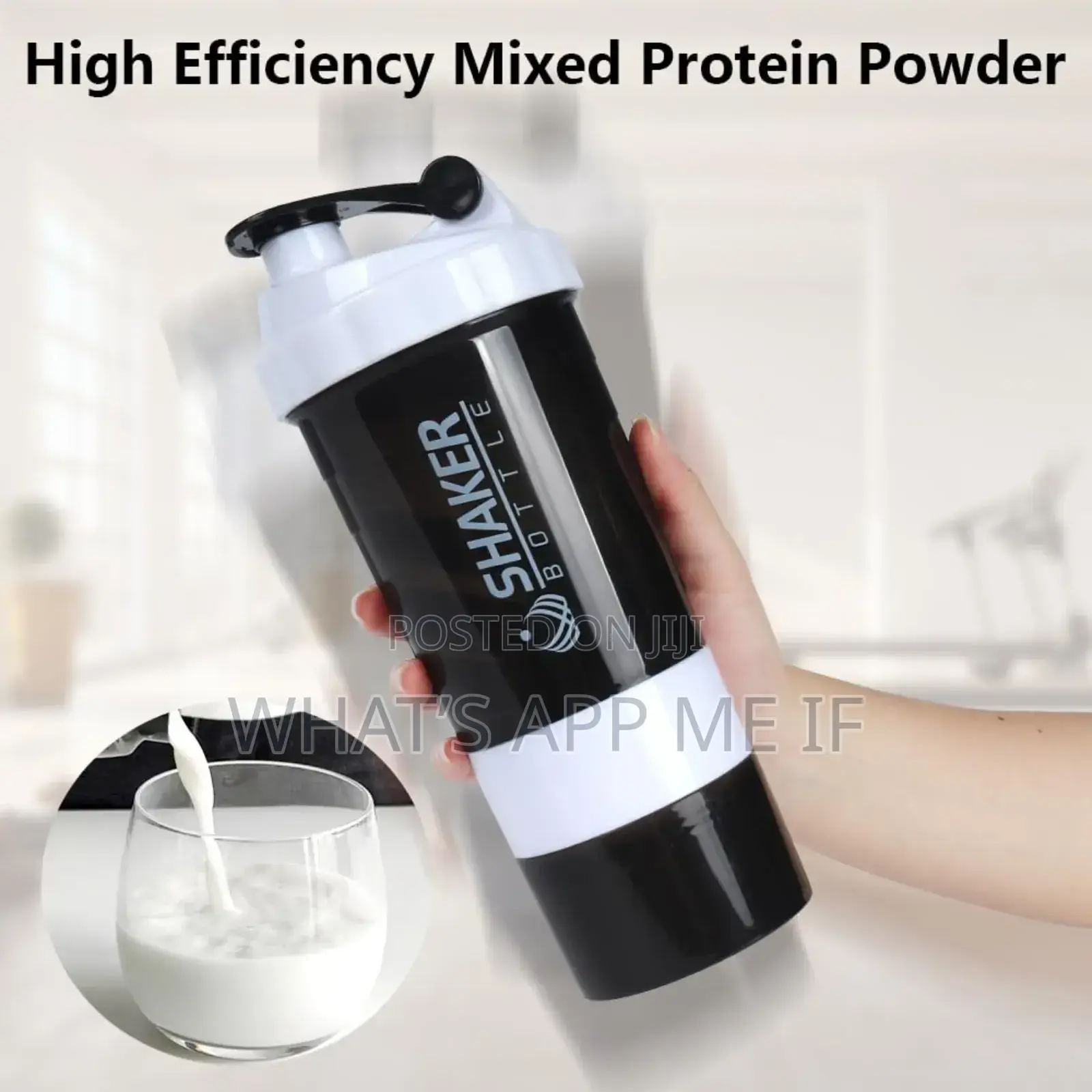 Xsuper Shaker Bottle, Leak Proof Shaker Bottle for Protein Mixes,16oz