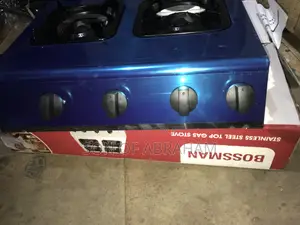 4burner Bossman Table Top Auto Ignition Stove
