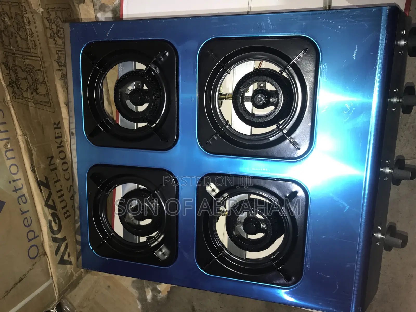4burner Bossman Table Top Auto Ignition Stove