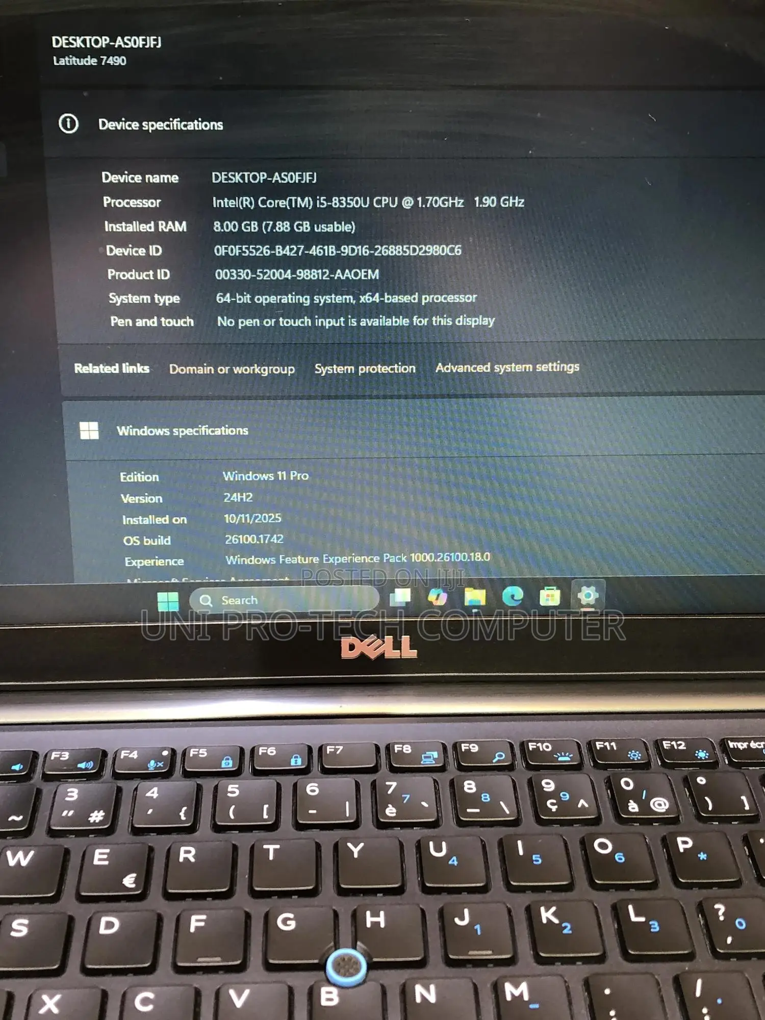 Laptop Dell Latitude 7490 8GB Intel Core I5 SSD 256GB