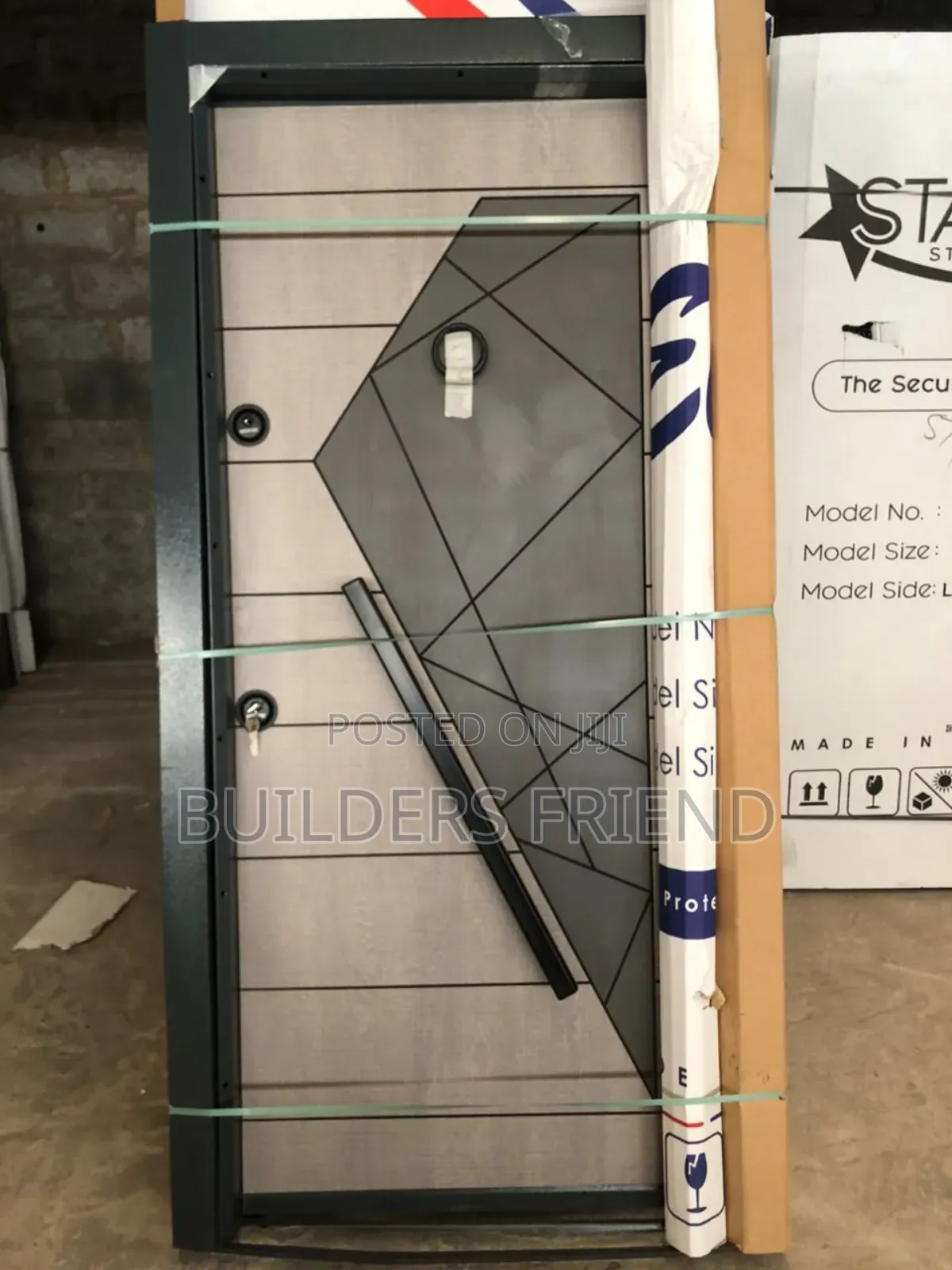 Exclusive Single Heavy Security Door Complete With Accessories
