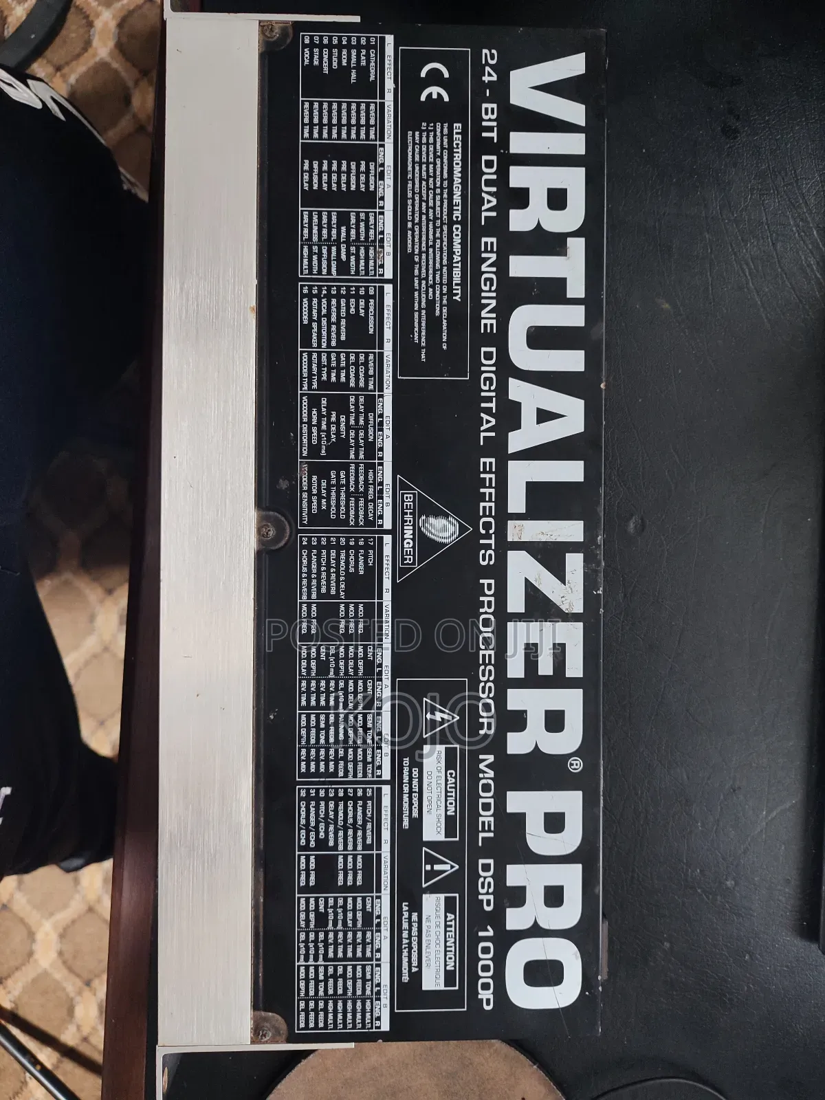 Behringer Audio Effects Virtualizerdsp 1000p for Sale